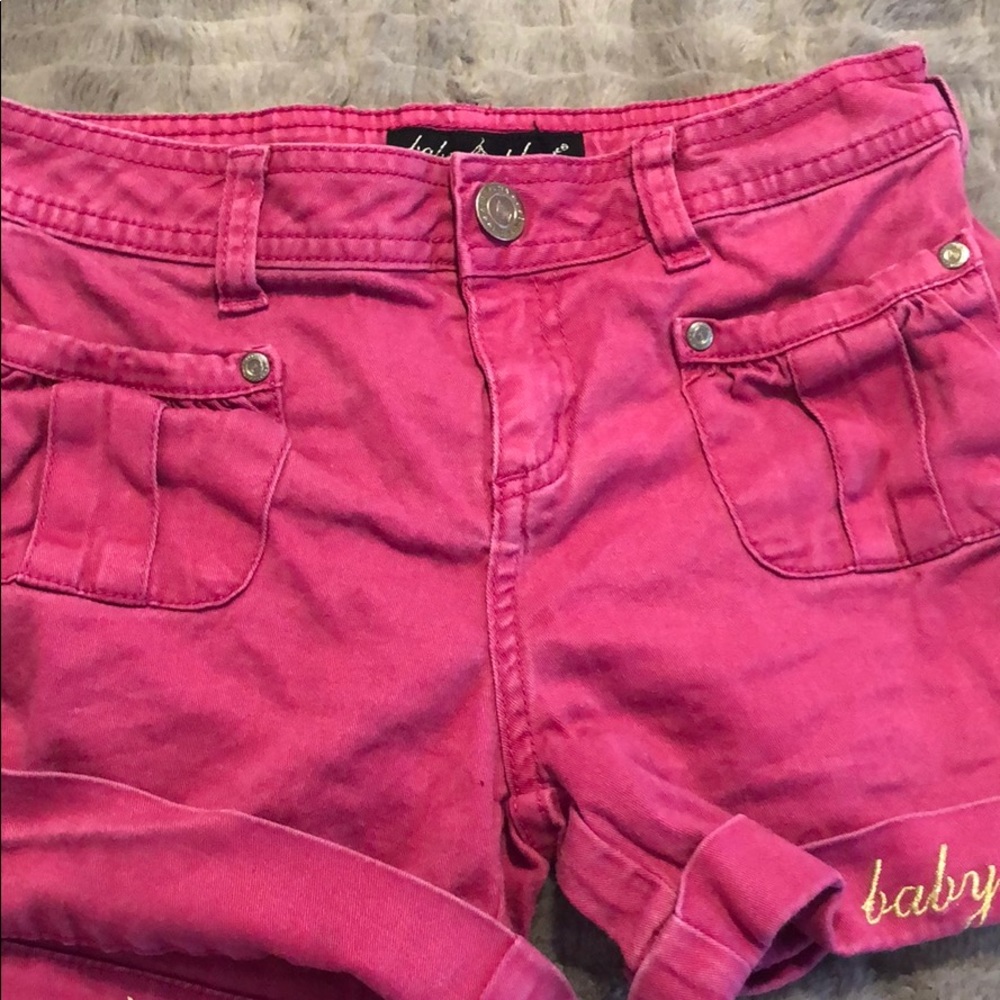 Girls pinks shorts